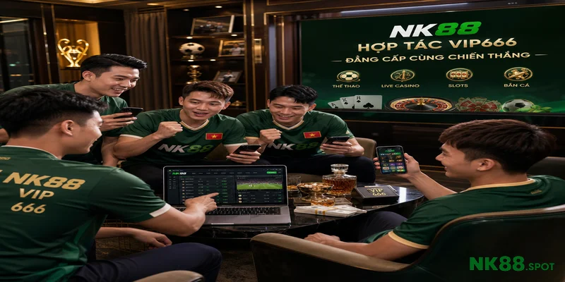 NK88 hợp tác VIP666 hướng tới hệ sinh thái cá cược và giải trí toàn diện.
